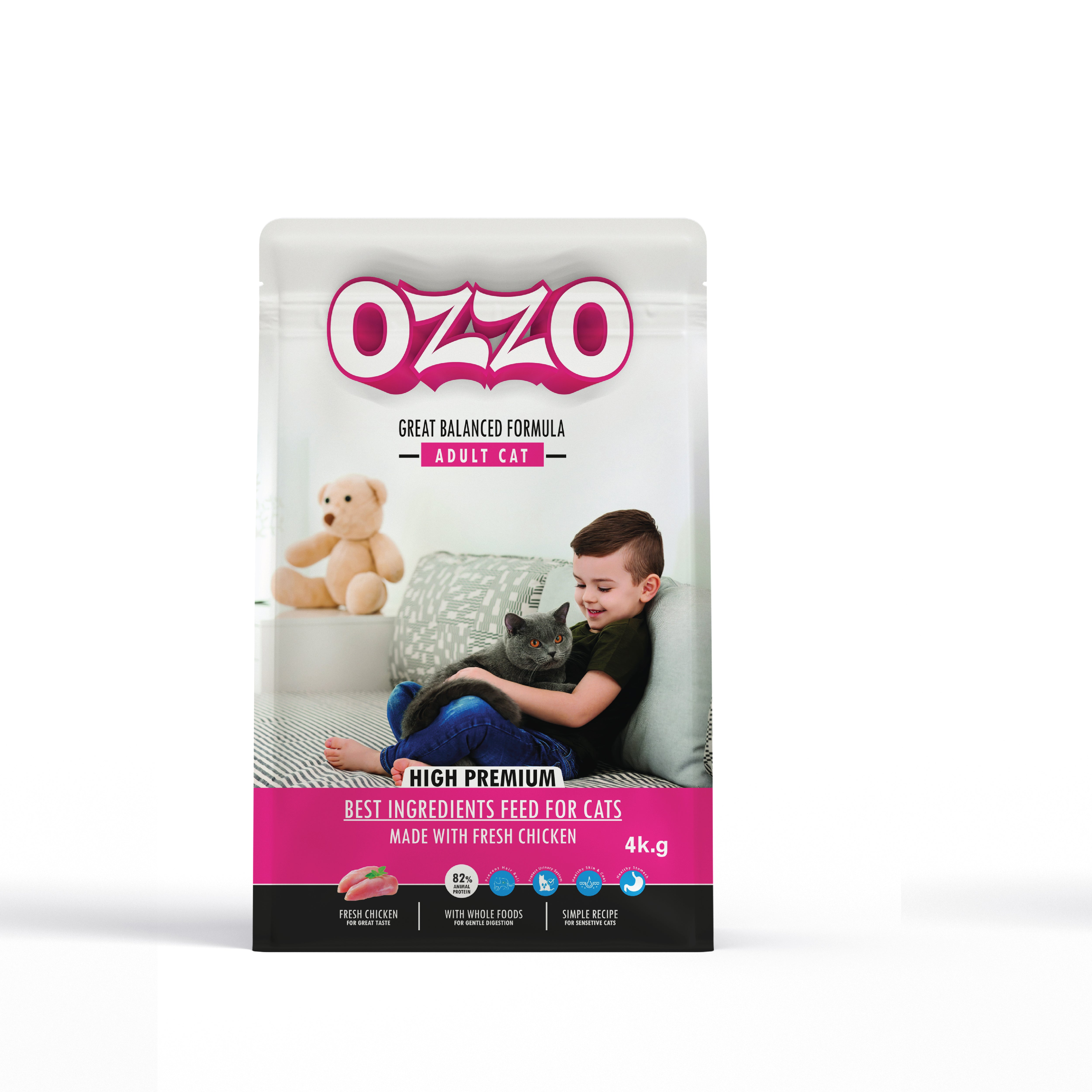 Ozzo Adult Cat – Premium Dry Food